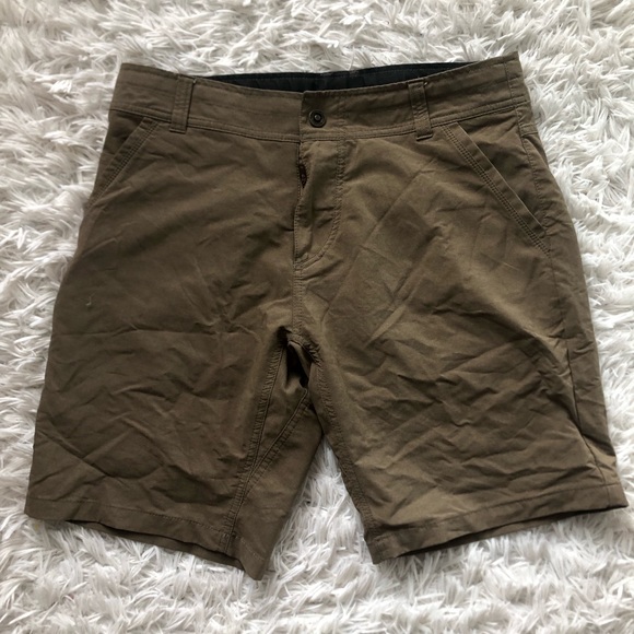 Kuhl Other - Kuhl Men's Light Brown Flat Front Shorts Size 33 (medium)